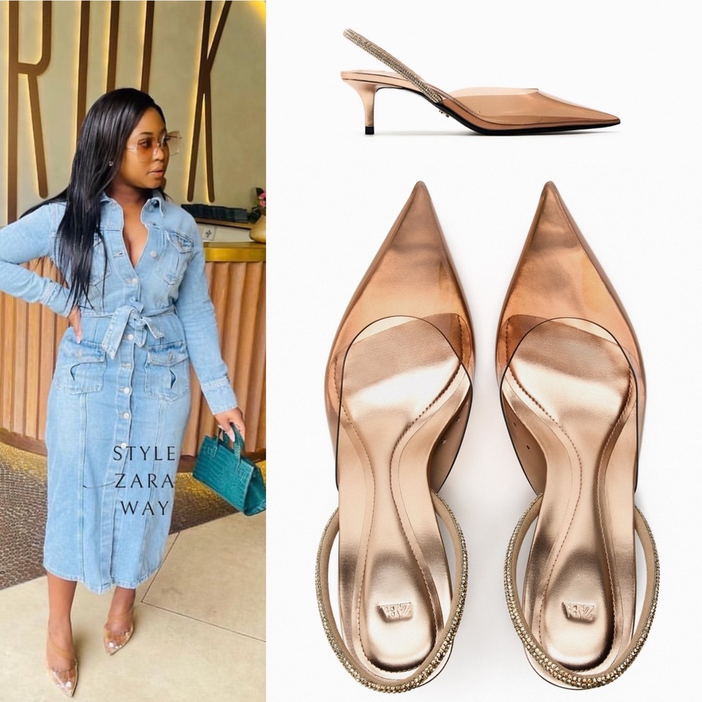 Price Firm - ZARA Bloggers Fav Rhinestone Heels